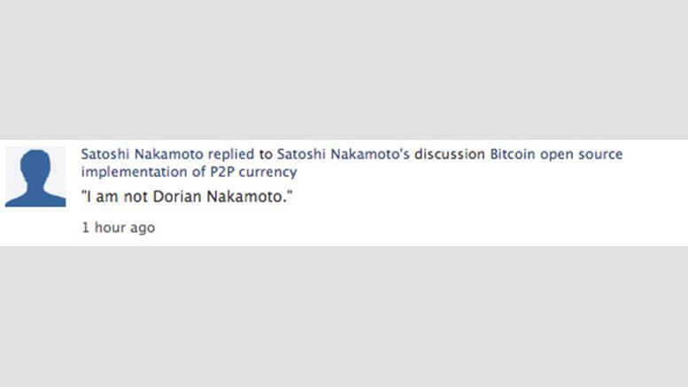 Did The Real Satoshi Nakamoto Just Comment on Newsweek's Exposé?