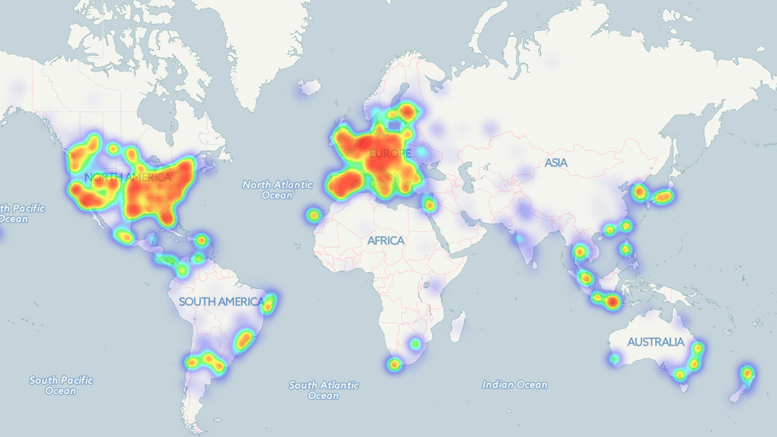 Coinmap's Heat Map Shows Places That Accepts Bitcoin