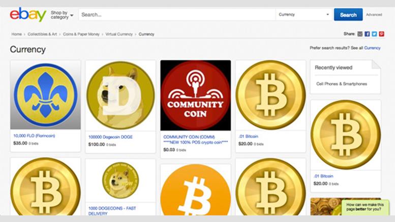 Say Hello to eBay's New Virtual Currency Section