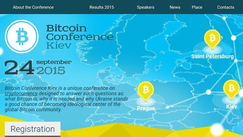 Bitcoin in Gambling Section at Bitcoin Conference Kiev