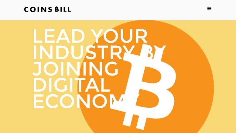 CoinsBill Launches Bitcoin Payments Services