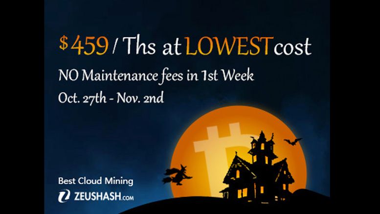 ZeusHash Halloween Specials Offer Biggest Price Cuts Ever