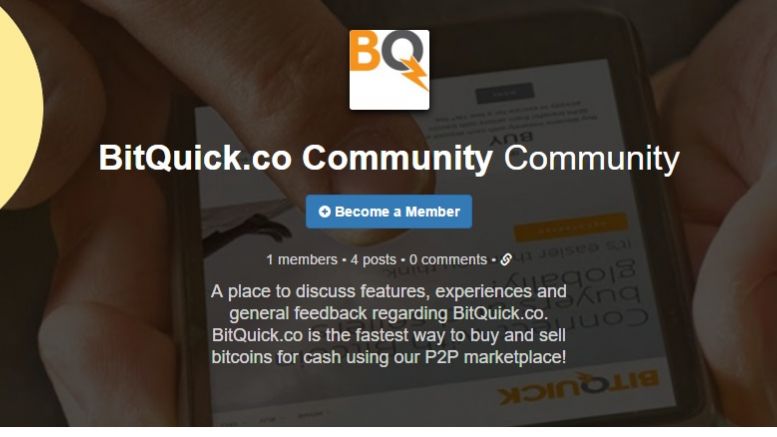 BitQuick.co Announces Launch of ZapChain Community