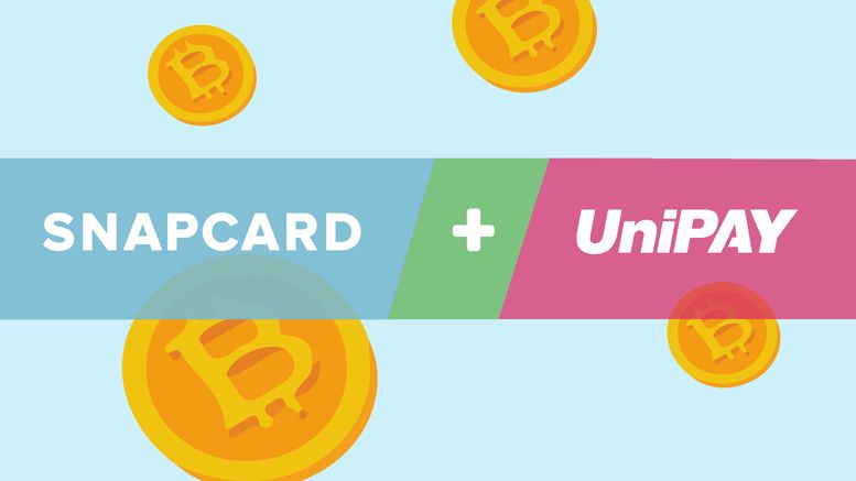 Snapcard Powers Bitcoin Option for UniPAY, One of Georgia's Largest eWallet Providers