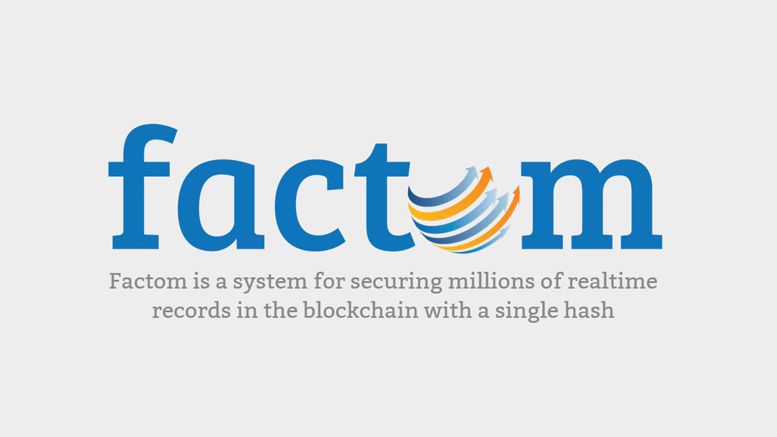 Factom Announces Factoid Software Sale