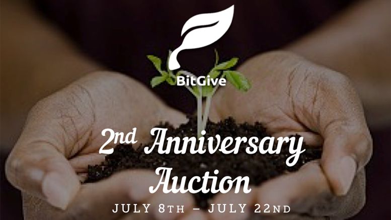 Online Bidding Now Open in The BitGive Foundation’s 2nd Anniversary Auction
