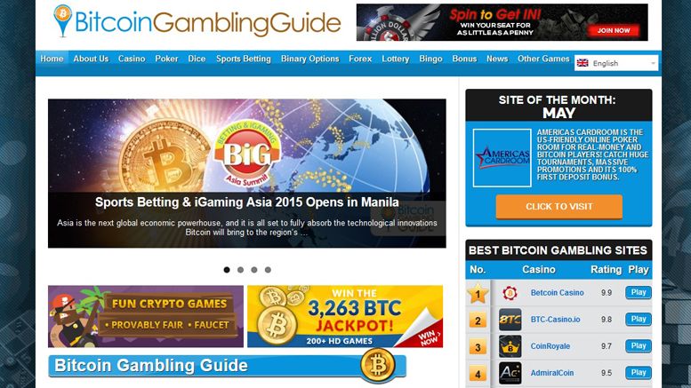 ’Bitcoin Gambling Guide’ Pushes Ahead With Over 400 Bitcoin Gambling Platform Reviews