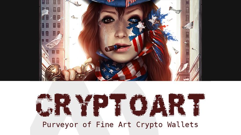 Cryptoart Adds Artist Nina Yankovich and Creates Fine Art With Unique Ability to Hold Bitcoin, Dogecoin, and Peercoin.