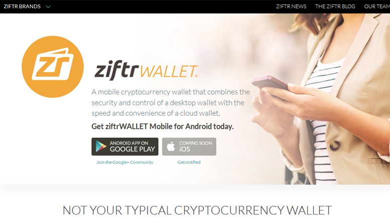 Ziftr® Releases Beta Version of ziftrWALLET™ Mobile, a Virtual Wallet That Holds Bitcoin, Litecoin, Dogecoin and Other Popular Altcoins