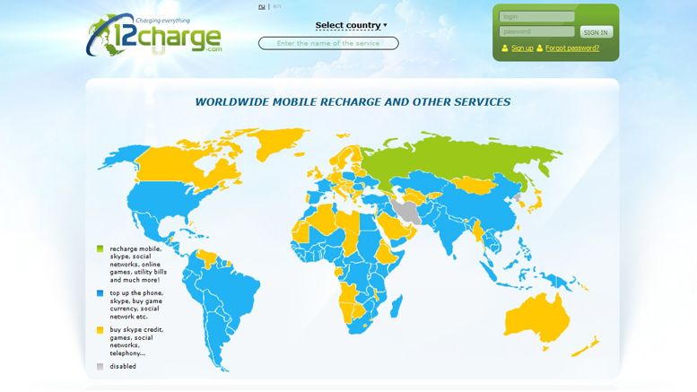 12charge.com Launches Worldwide Mobile Recharge With Bitcoin, Utility Bills Payments With Cryptocurrency, And More