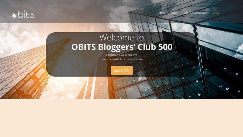 Over 11 Bitcoin Paid Out to Bloggers' Club 500 Members, Join and Get Paid to Write About Blockchain Technologies - Latest OBITS Initiative