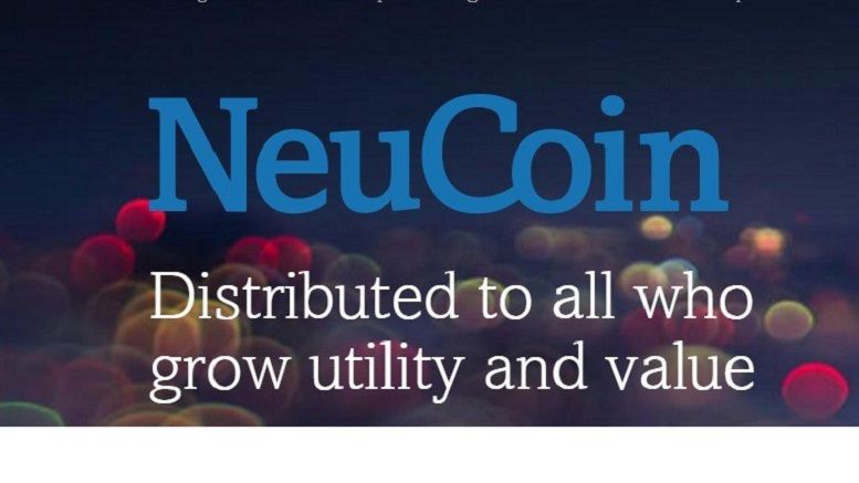 NeuCoin Gaining 8,000 Users a Day; Will Halve Supply to a Billion Coins