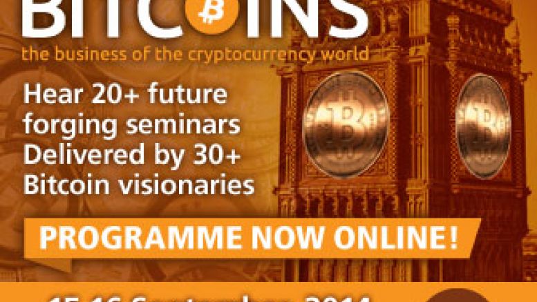 Win a Free Ticket to Inside Bitcoins in London This September