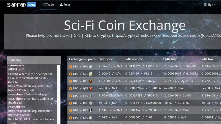 To Boldly Go Where No Crypto Has Gone Before – New SciFi Coins Exchange Launches With Star Trek Coins
