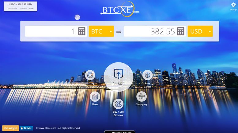 Btcxe.com Launches Bitcoin iPhone And Android App For Conversion And News