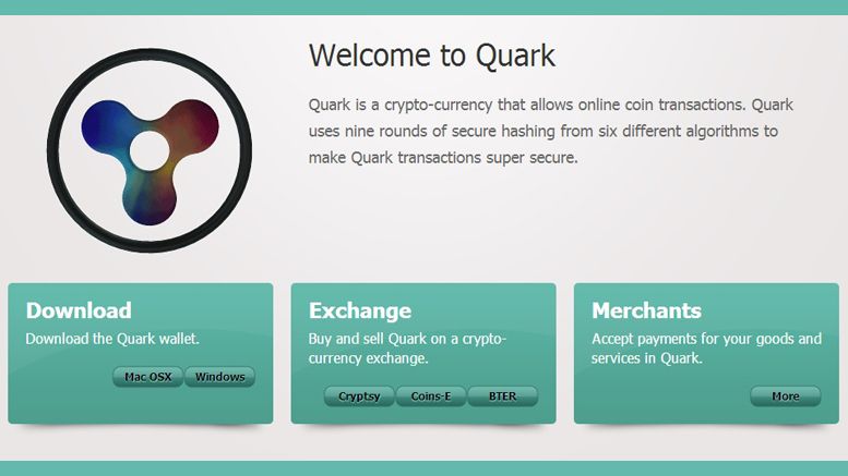 Bitcoin Alternative Quark (QRK) Increases In Value 500% In The Last Week – Features Accessible CPU Mining