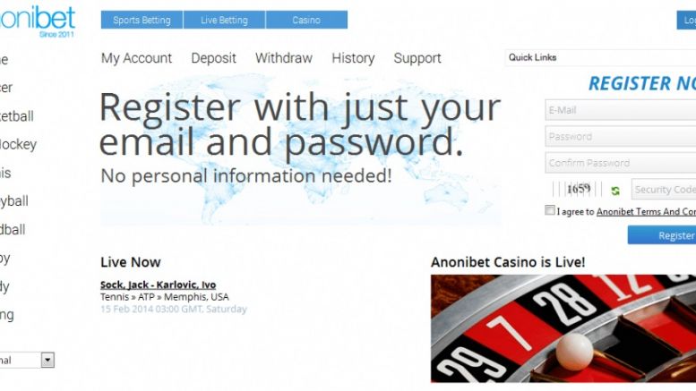 AnoniBet Launches New Bitcoin Casino