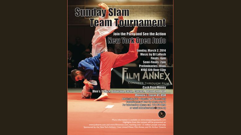 Film Annex Sponsors First International Sporting Event Paid in Bitcoin (BTC) - New York Open Team Judo Championship Sunday, March 2, 2014