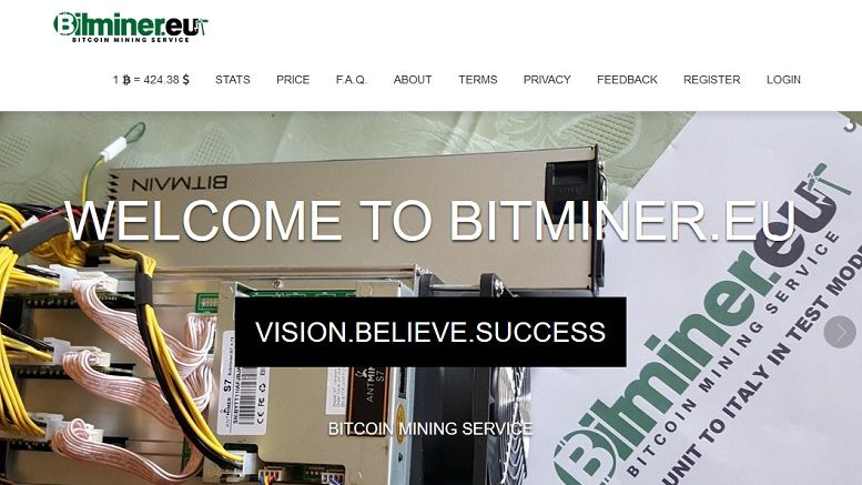 Bitcoin Mining Platform Bitminer.eu Guarantee 99.9% Up Time and User-Friendly Interface