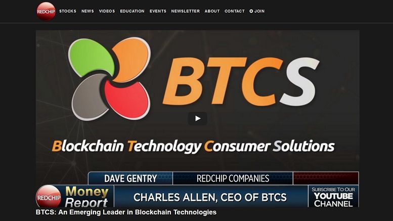 BTCS Inc. Featured on The RedChip Money Report Airing on Bloomberg