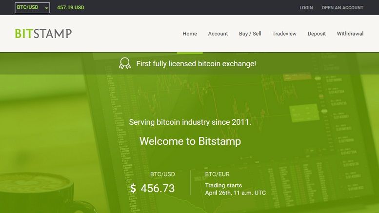 Bitstamp to Become the First Nationally Licensed Bitcoin Exchange; Launches BTC/EUR Trading
