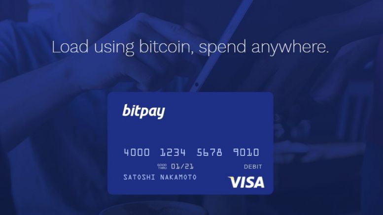 BitPay Launches Bitcoin Debit Card Valid in All 50 US States