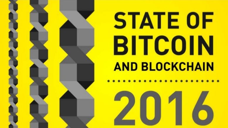 State of Bitcoin and Blockchain 2016: Blockchain Hits Critical Mass