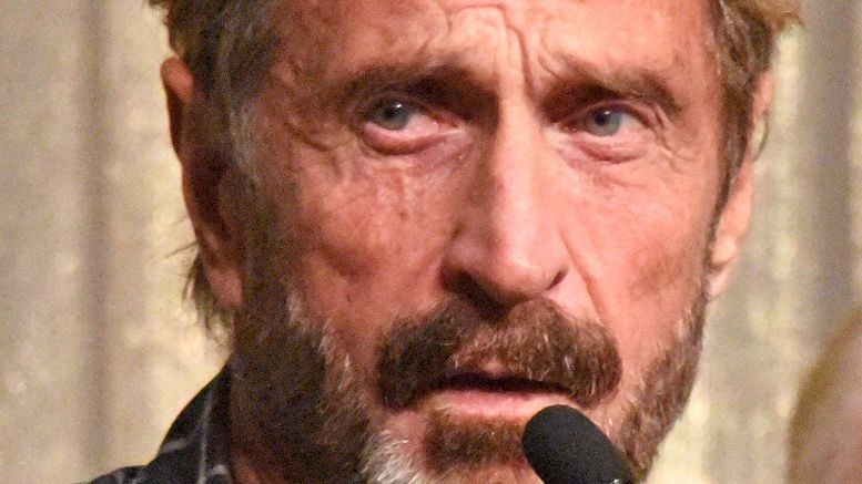 Security Pioneer John McAfee Adds Blockchain Experts to Advisory Board