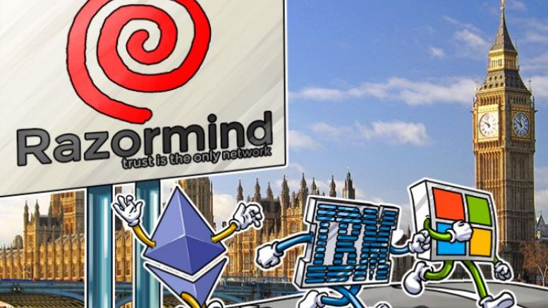 UK Based Razormind Emerges as Blockchain Rival to Ethereum, Microsoft, IBM and Eris