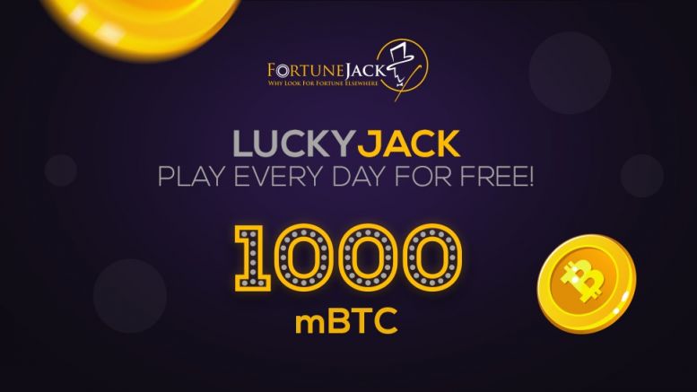 FortuneJack Launches LuckyJack, a Brand New Bitcoin Casino Game
