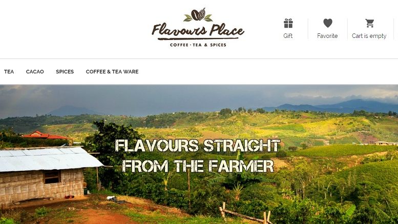 Flavours Place, an Online Marketplace to Buy Coffee and Tea with Bitcoin