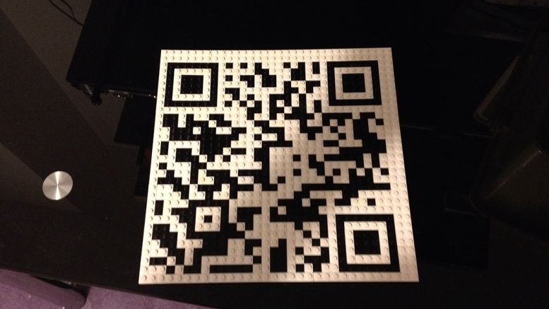 Bitcoin Public Key QR - Made with Lego