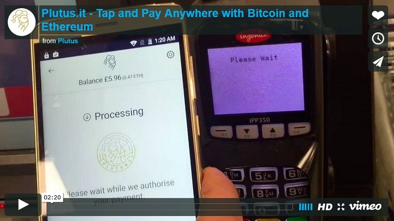 Plutus Tap & Pay Raises Over $1m in 9 Days of Crowdfunding for Contactless Bitcoin & Ethereum Payments