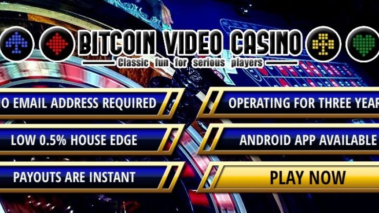 Bitcoin Video Casino – A traditional Bitcoin Casino