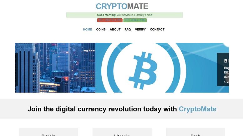P2P Exchange Cryptomate Seeks International Crowdfunding