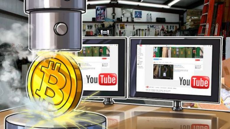 Major Tech Youtube Channel Hydraulic Press Accepts Bitcoin Donations
