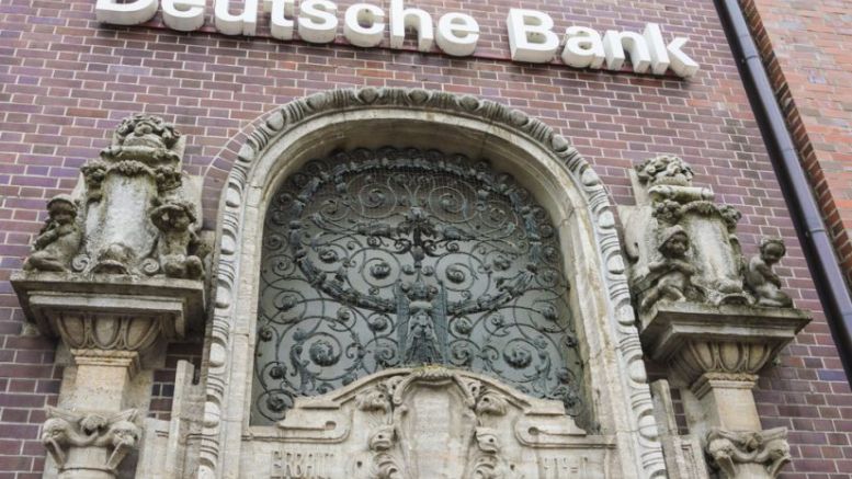 Deutsche Bank is in Trouble; Bitcoin to the Rescue?