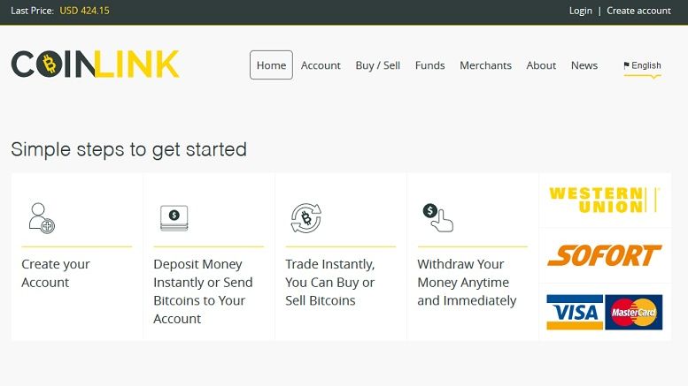 COINLINK.NET Bitcoin Trading Platform for Sale