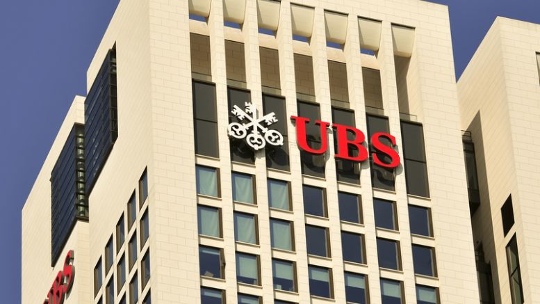 UBS Executive ‘Bank Has Several Blockchain Pilots’