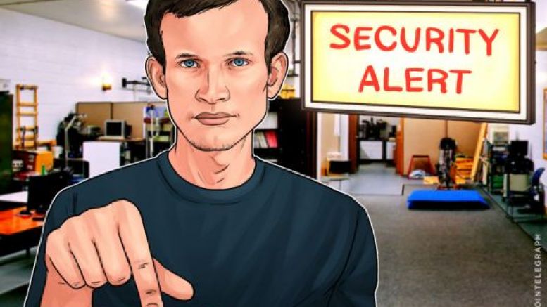 Ethereum Issues Security Alert After Fork, Transactions May Be Reverted