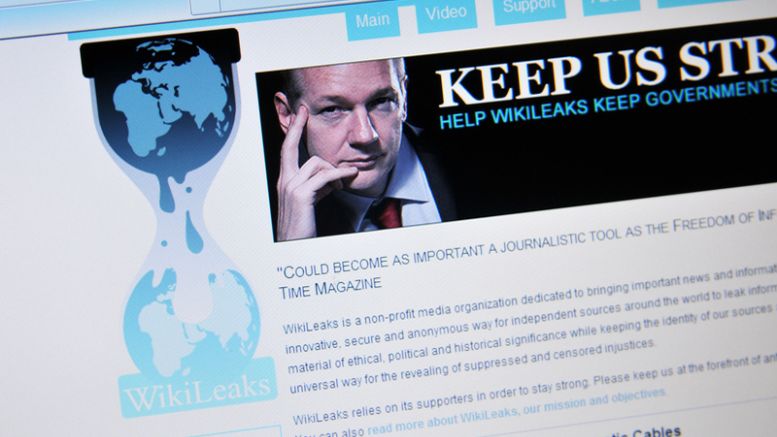 WikiLeaks Has Raised 4,000 BTC Since 2011