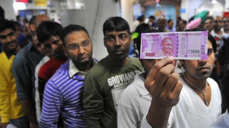 India’s Banks Buckle on First Payday Since Demonetization