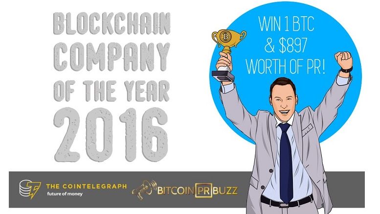 Bitcoin PR Buzz Announces “Blockchain Company of the Year” Contest in Partnership with Cointelegraph