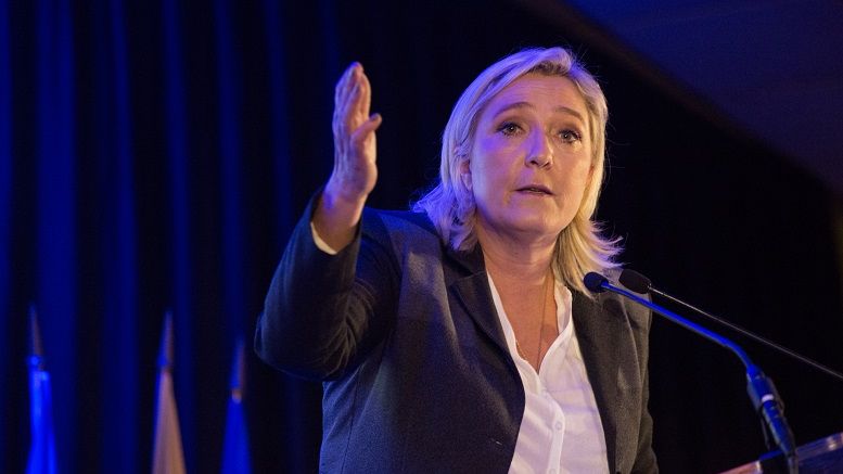 France’s Le Pen, National Front Party Attacks Bitcoin; Seeks National Ban