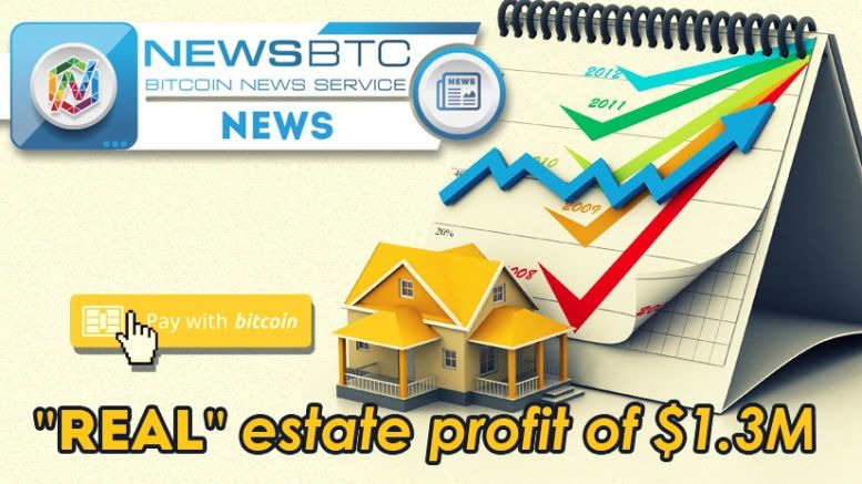 How Buying Real Estate With Bitcoin Netted a US$1.3m Profit