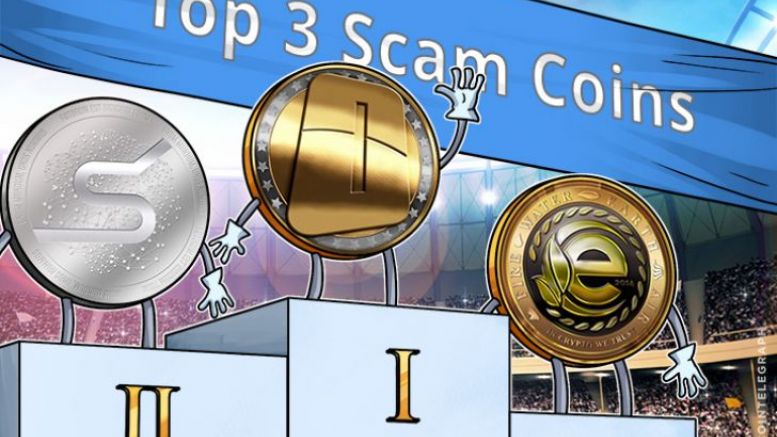 OneCoin Leads Top 3 Scam Coins List, S-Coin, EarthCoin Follow