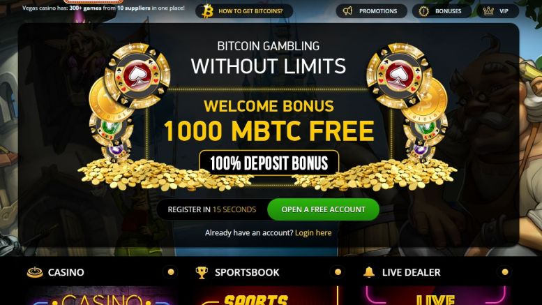 Vegas Casino – 100% Welcome Bonus with your First Deposit