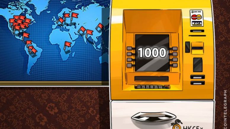 Another Bitcoin Record: Over 1000 Bitcoin ATMs Installed Globally