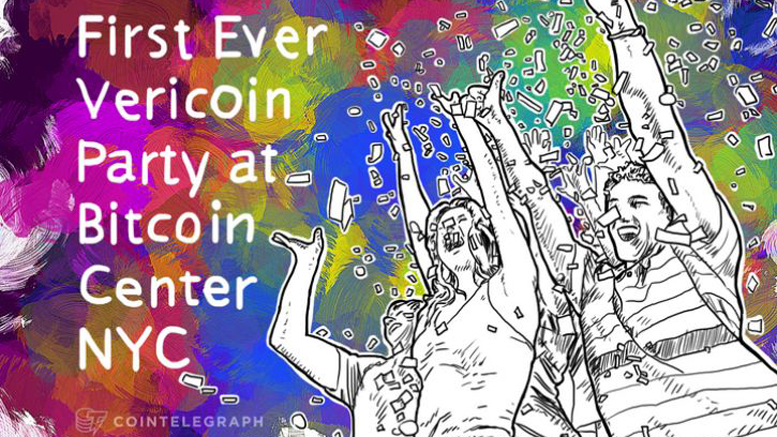 First Ever Vericoin Party at Bitcoin Center NYC