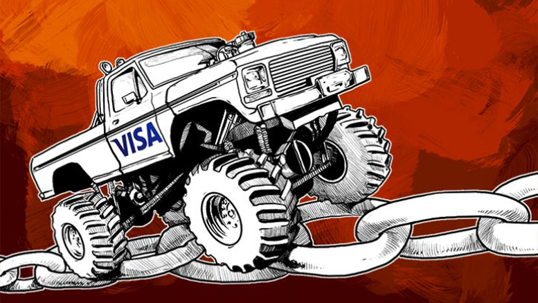 Visa & Bitcoin's Blockchain to Turn Cars into Mobile Wallets